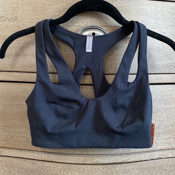 NWT Free People Movement black sports bra size small - Picture 1 of 5